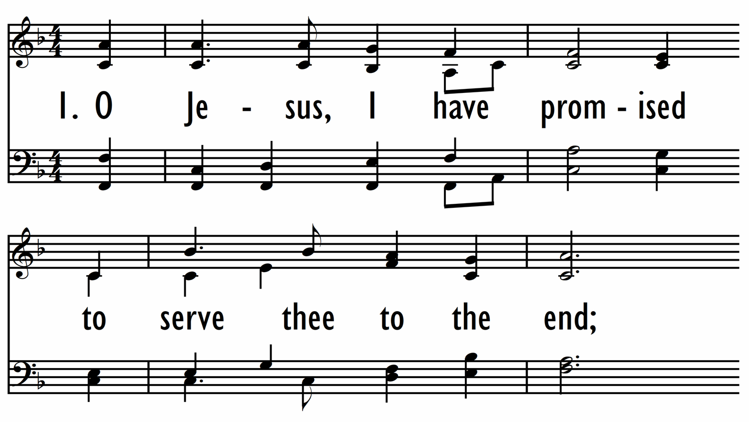 SDAH 331: O Jesus, I Have Promised - Hymns for Worship