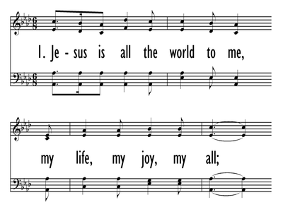 JESUS IS ALL THE WORLD TO ME-ppt