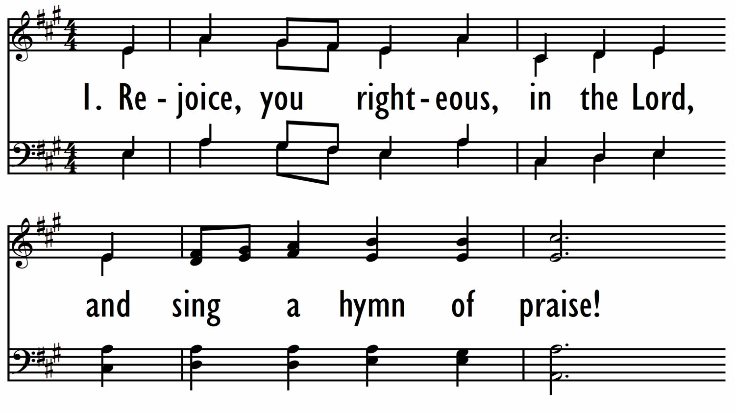 REJOICE, YOU RIGHTEOUS IN THE LORD (Psalm 33)-ppt