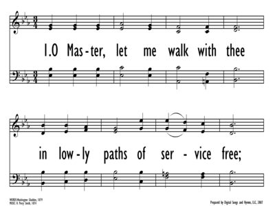 O MASTER, LET ME WALK WITH THEE-ppt