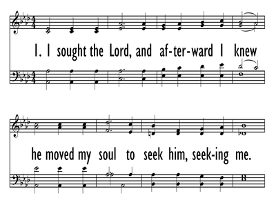 I SOUGHT THE LORD-ppt