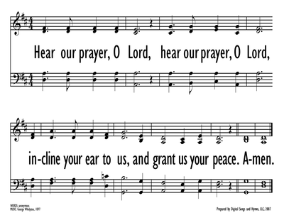 HEAR OUR PRAYER, O LORD-ppt