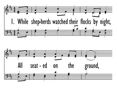 WHILE SHEPHERDS WATCHED THEIR FLOCKS-ppt