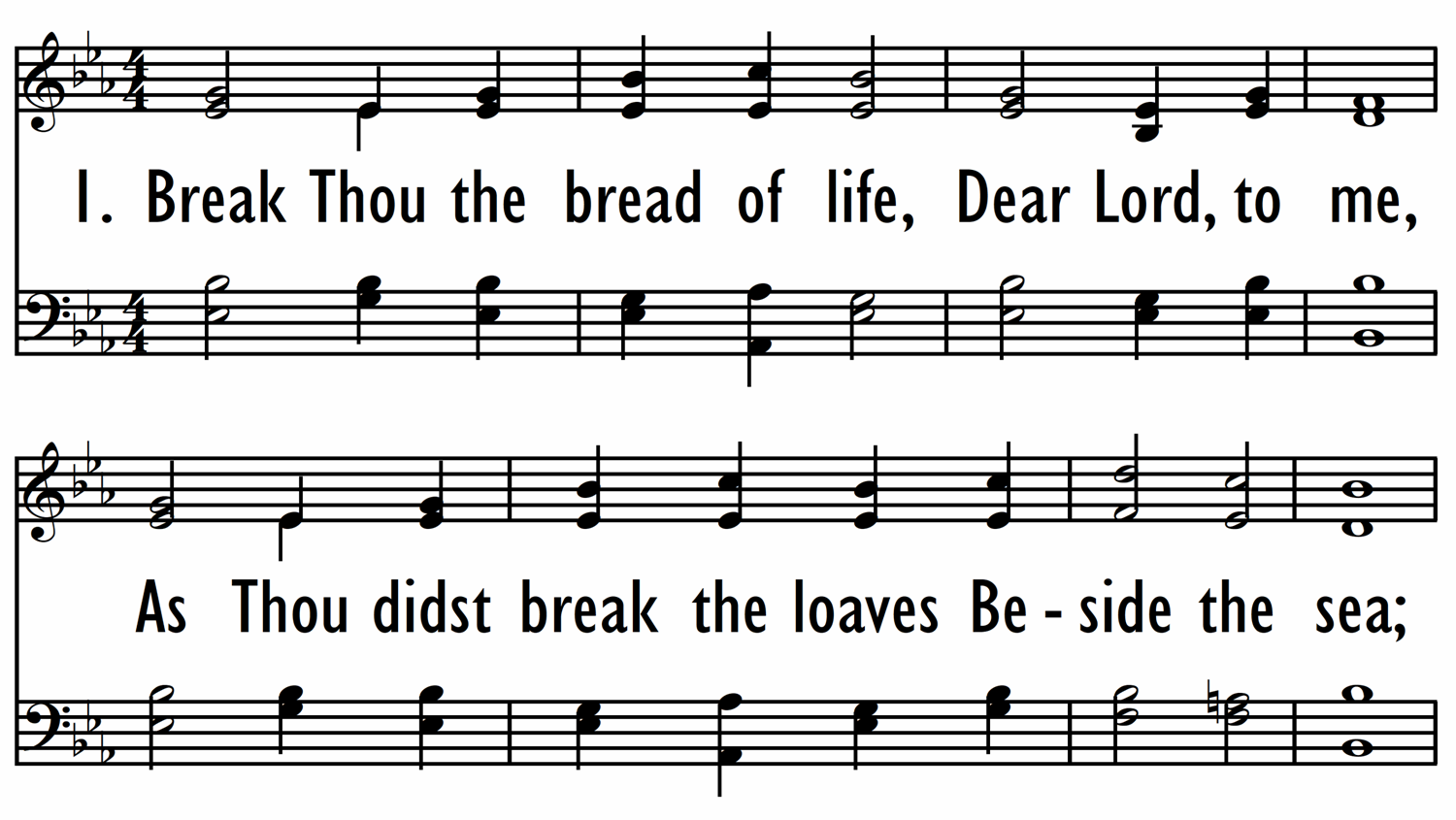 BREAK THOU THE BREAD OF LIFE-ppt