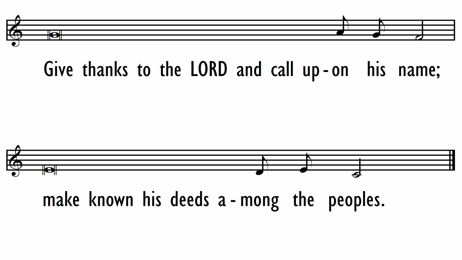 PSALM 105:1-8 - Lead Line-ppt