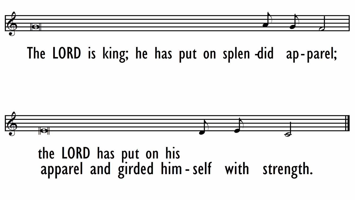 PSALM 93:1-6 - Lead Line-ppt