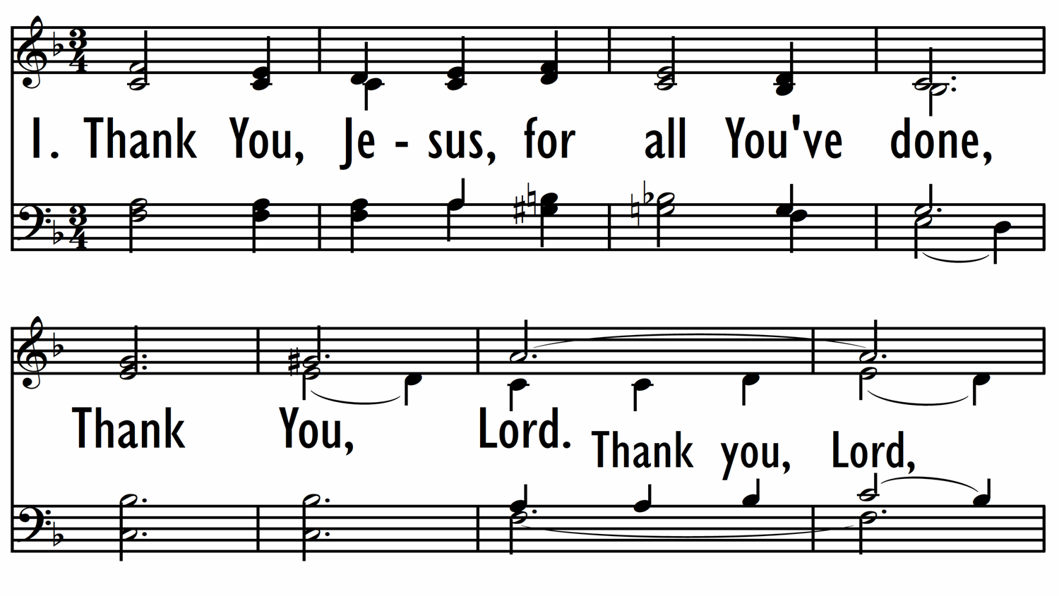 THANK YOU, JESUS-ppt