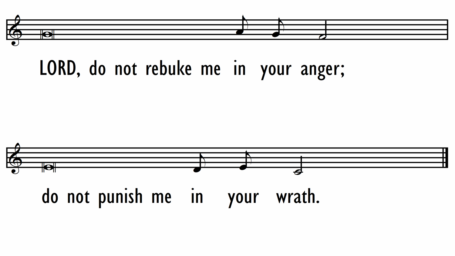 PSALM 6 - Lead Line-ppt