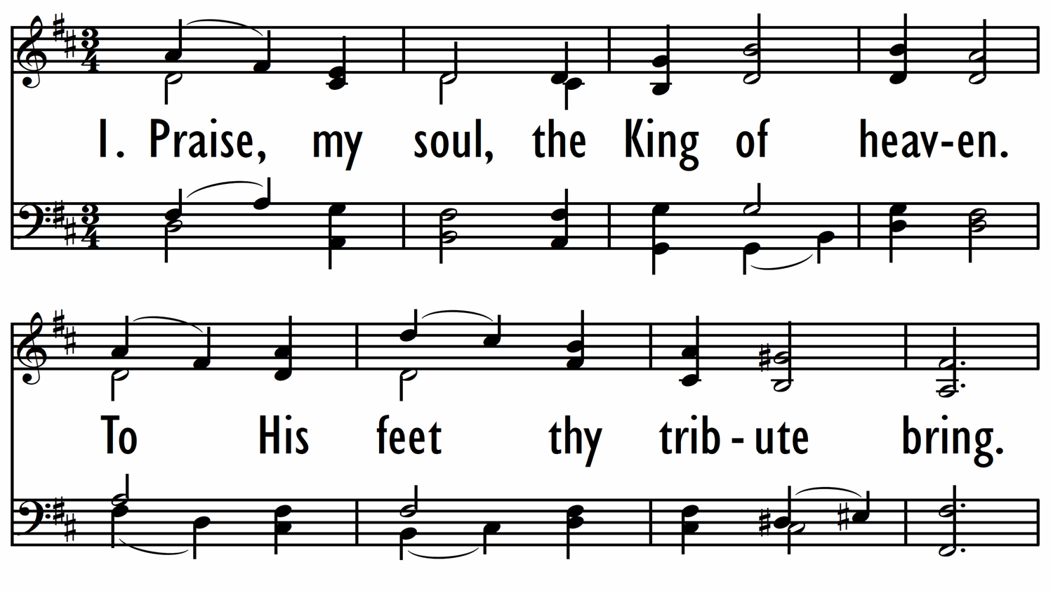 PRAISE, MY SOUL, THE KING OF HEAVEN-ppt