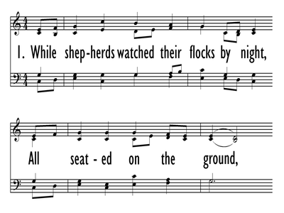 WHILE SHEPHERDS WATCHED THEIR FLOCKS BY NIGHT-ppt