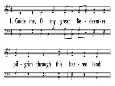 GUIDE ME, O MY GREAT REDEEMER-ppt