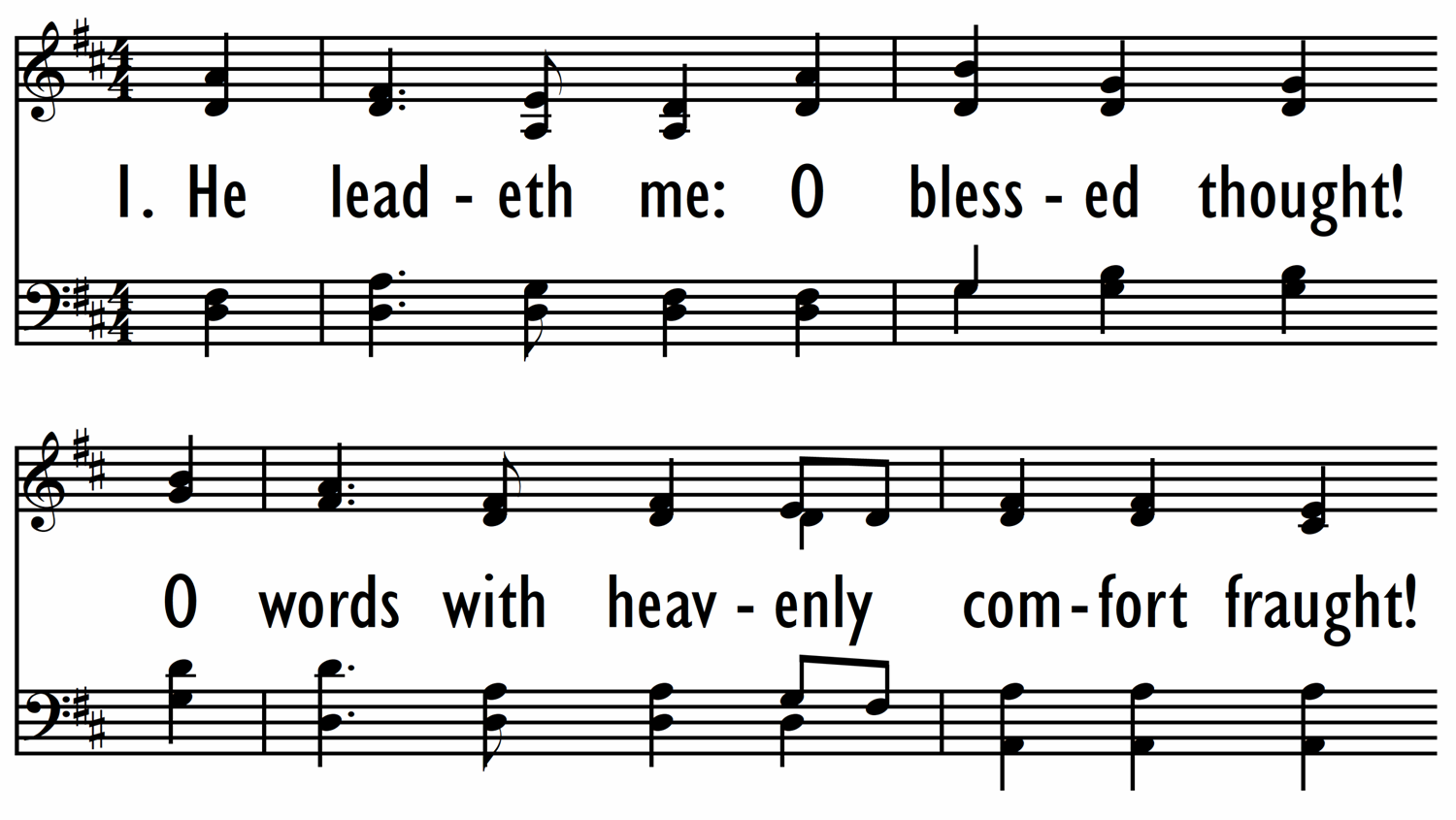 HE LEADETH ME-ppt