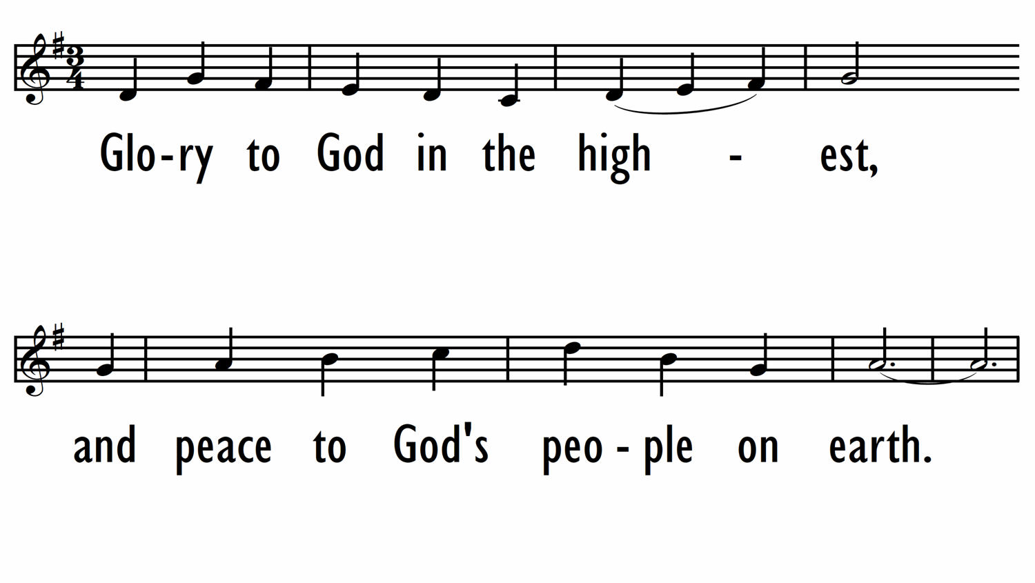 GLORY TO GOD - Lead Line-ppt