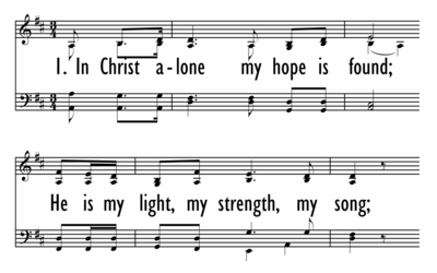 in christ alone hymn lyrics