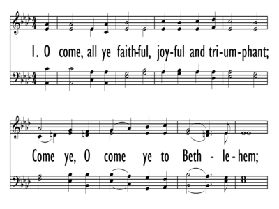 O COME, ALL YE FAITHFUL-ppt