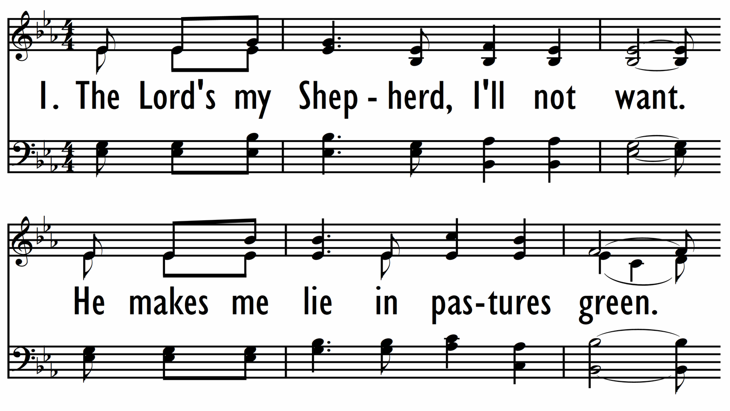 PSALM 23 Digital Songs Hymns