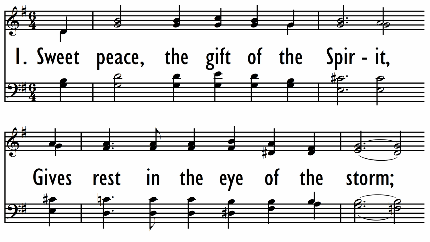PEACE, THE GIFT OF GOD'S LOVE-ppt