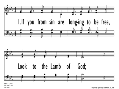 LOOK TO THE LAMB OF GOD-ppt