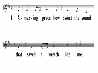 AMAZING GRACE (MY CHAINS ARE GONE)-ppt