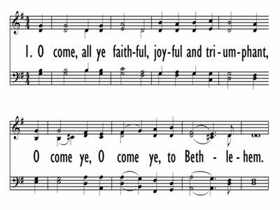 O COME, ALL YE FAITHFUL-ppt