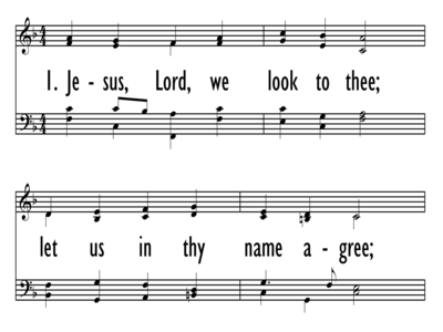JESUS, LORD, WE LOOK TO THEE-ppt