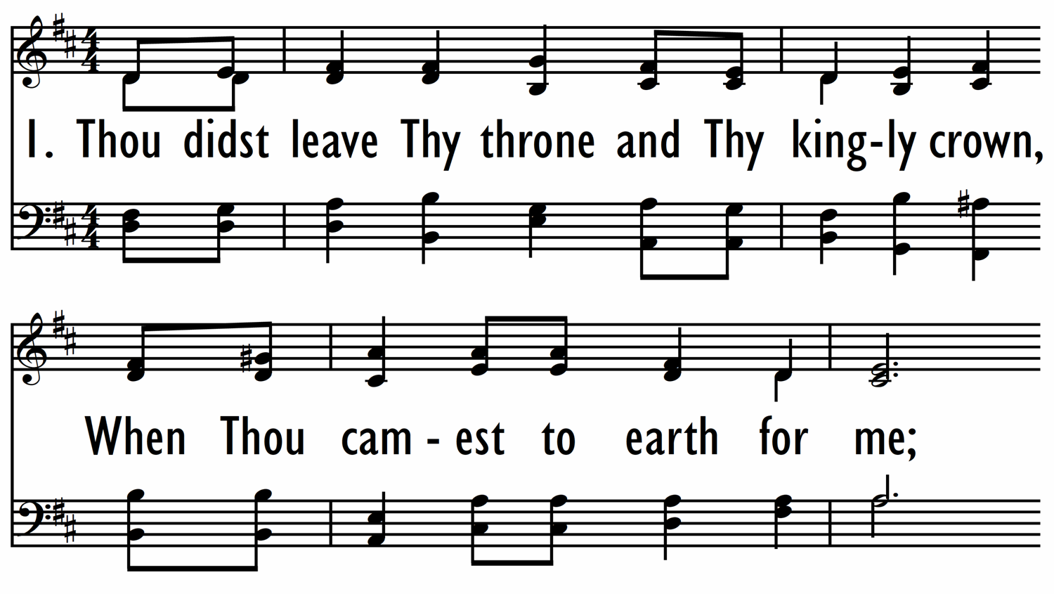 THOU DIDST LEAVE THY THRONE-ppt