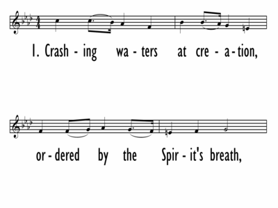 CRASHING WATERS AT CREATION-ppt