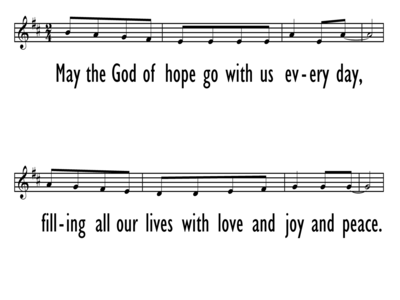 MAY THE GOD OF HOPE GO WITH US - Lead Line-ppt