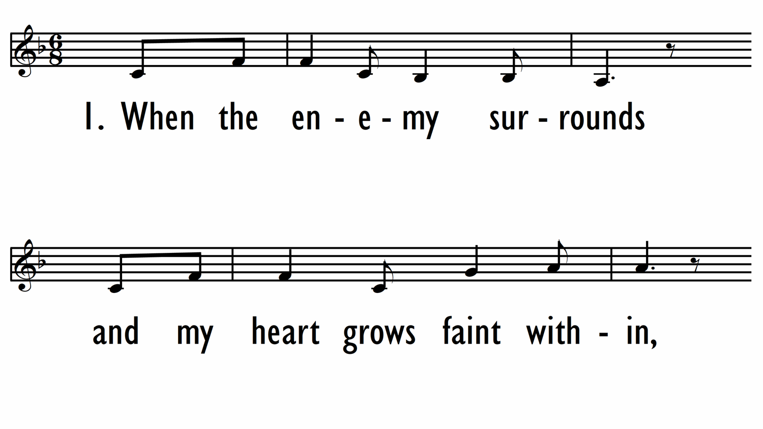 MY SOUL WILL WAIT (PSALM 62) - Lead Line-ppt
