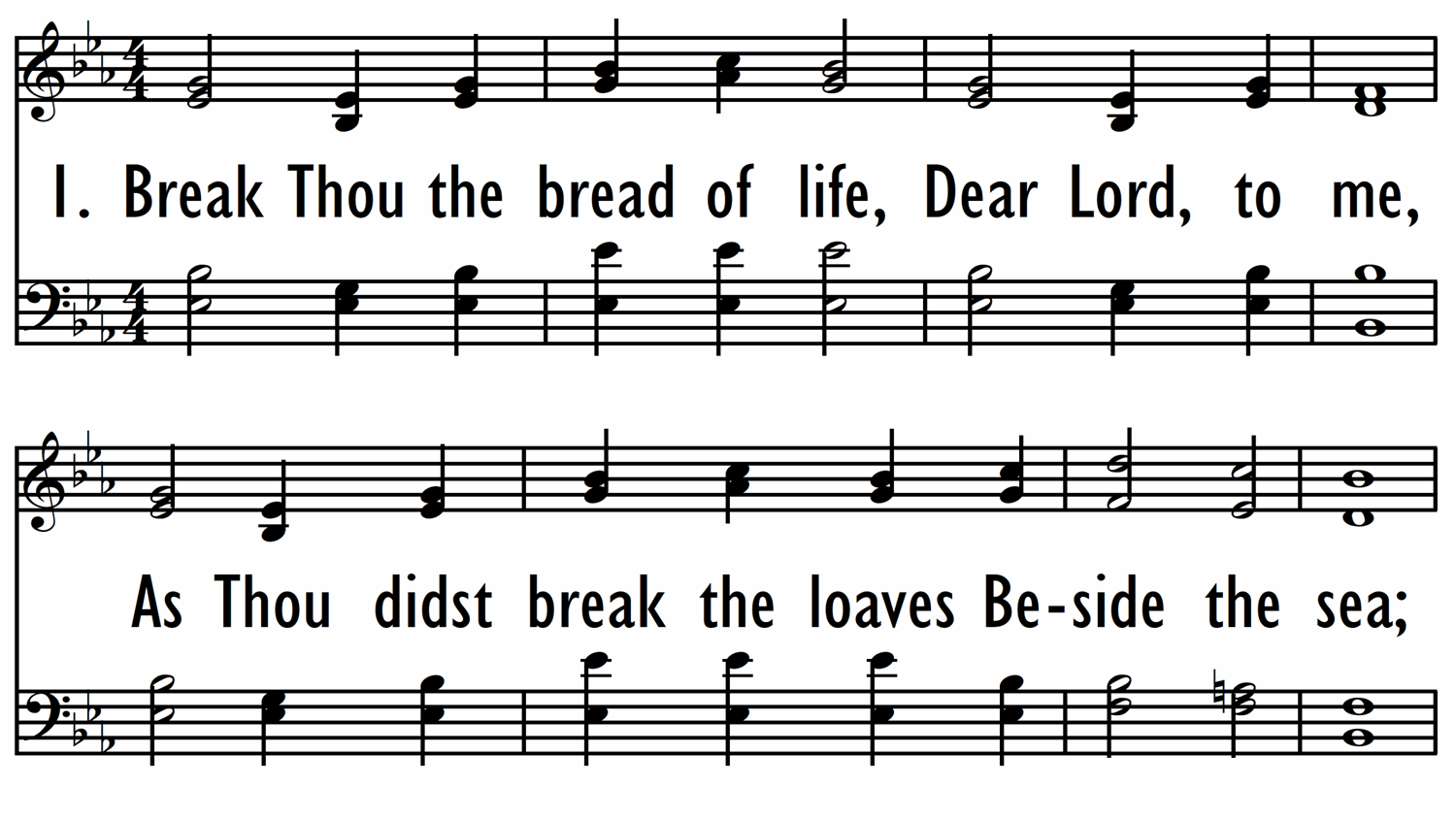 BREAK THOU THE BREAD OF LIFE-ppt
