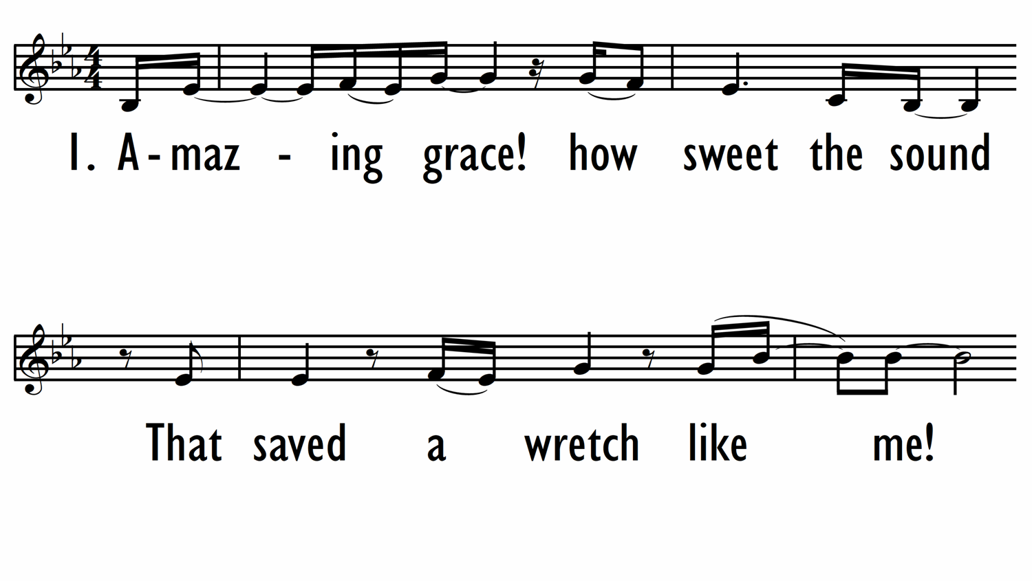 AMAZING GRACE (MY CHAINS ARE GONE)-ppt