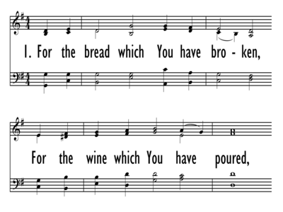 FOR THE BREAD WHICH YOU HAVE BROKEN-ppt