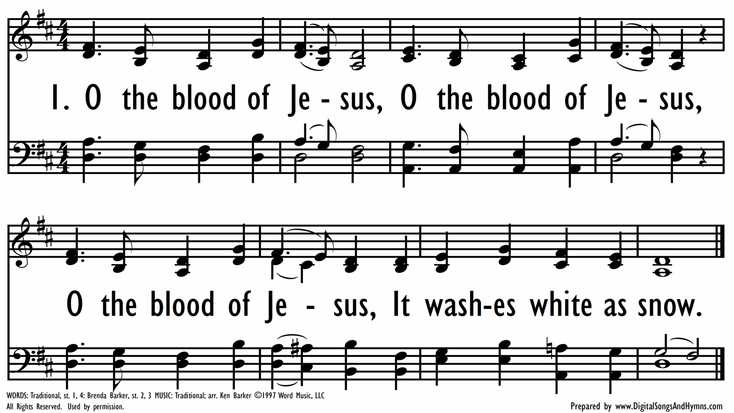 O THE BLOOD OF JESUS-ppt