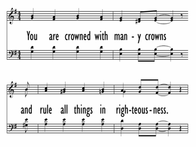 YOU ARE CROWNED WITH MANY CROWNS-ppt