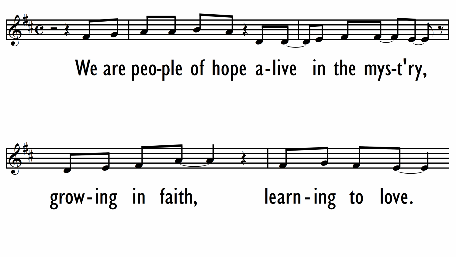 PEOPLE OF HOPE - Lead Line-ppt