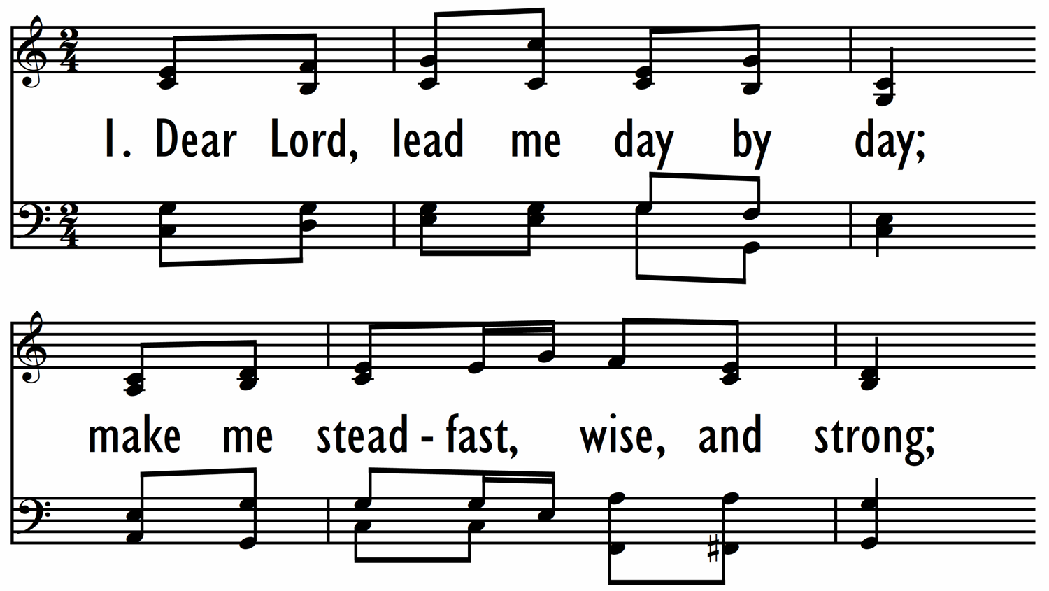DEAR LORD, LEAD ME DAY BY DAY-ppt