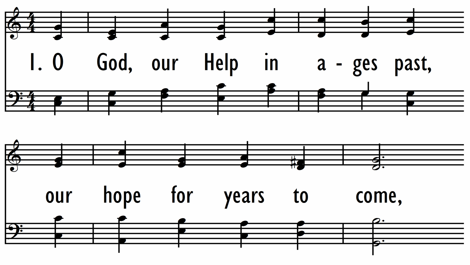 O GOD, OUR HELP IN AGES PAST-ppt