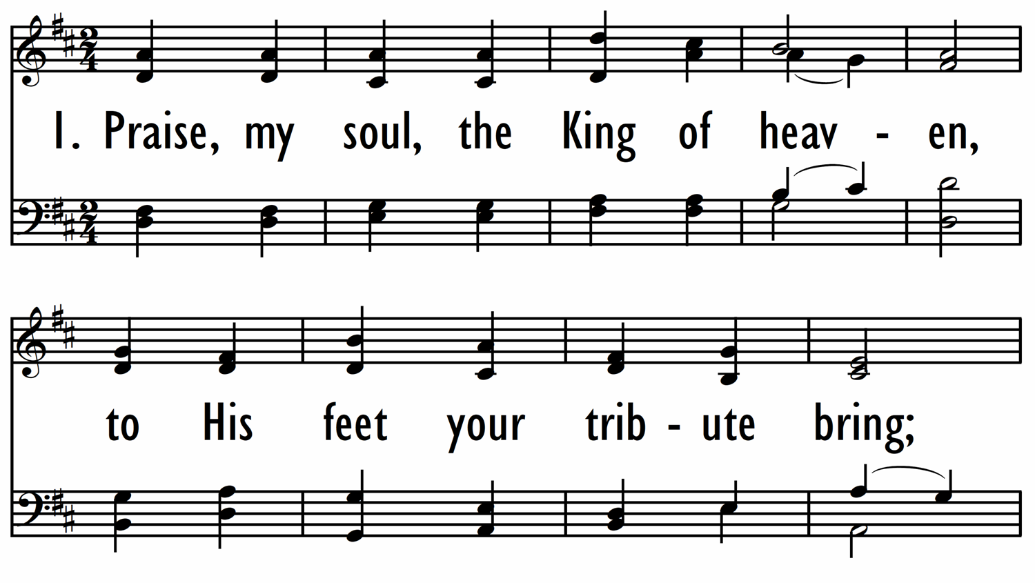 PRAISE, MY SOUL, THE KING OF HEAVEN-ppt