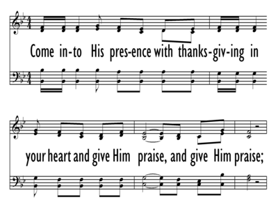 COME INTO HIS PRESENCE-ppt