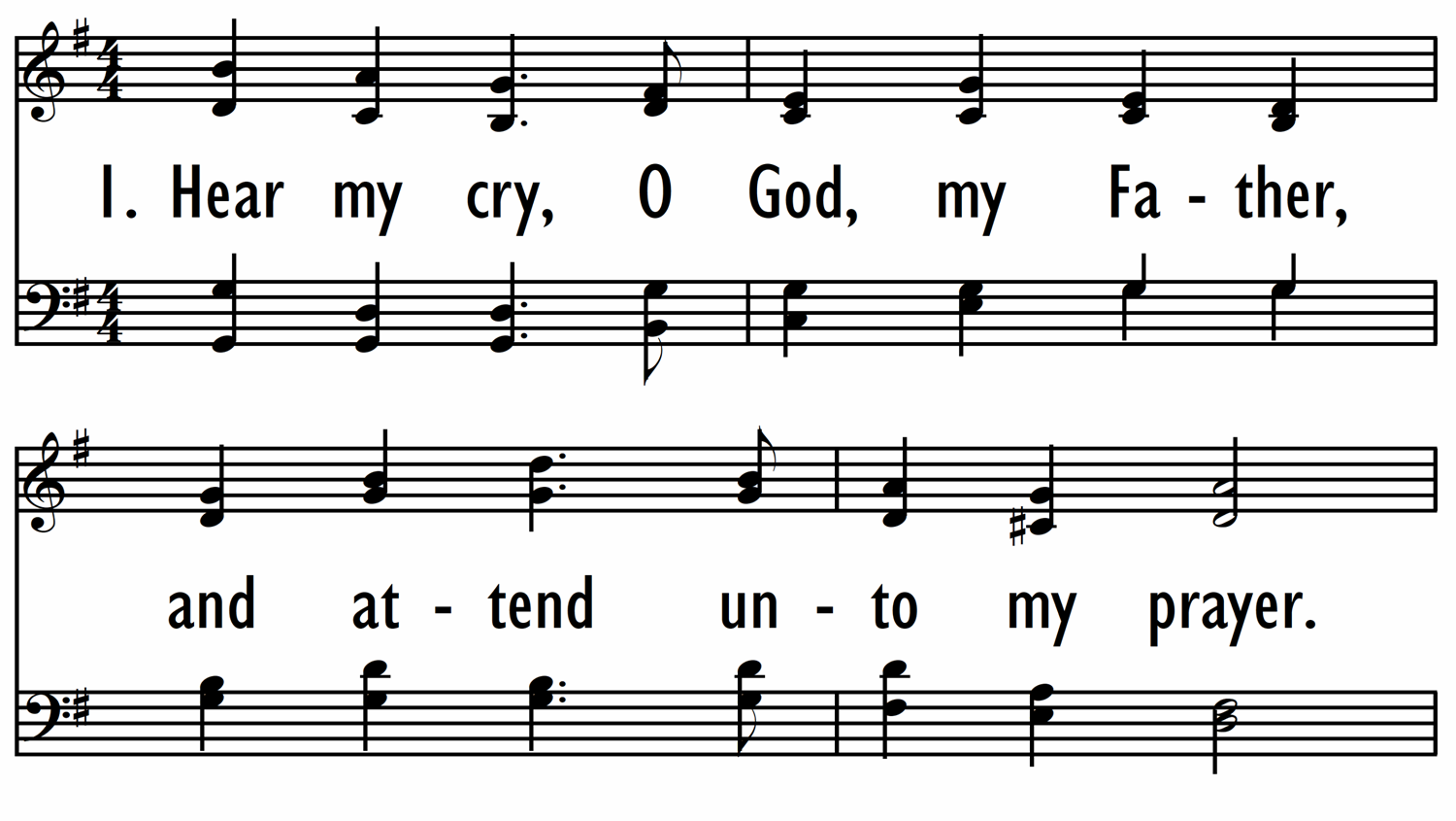 HEAR MY CRY (Psalm 61)-ppt