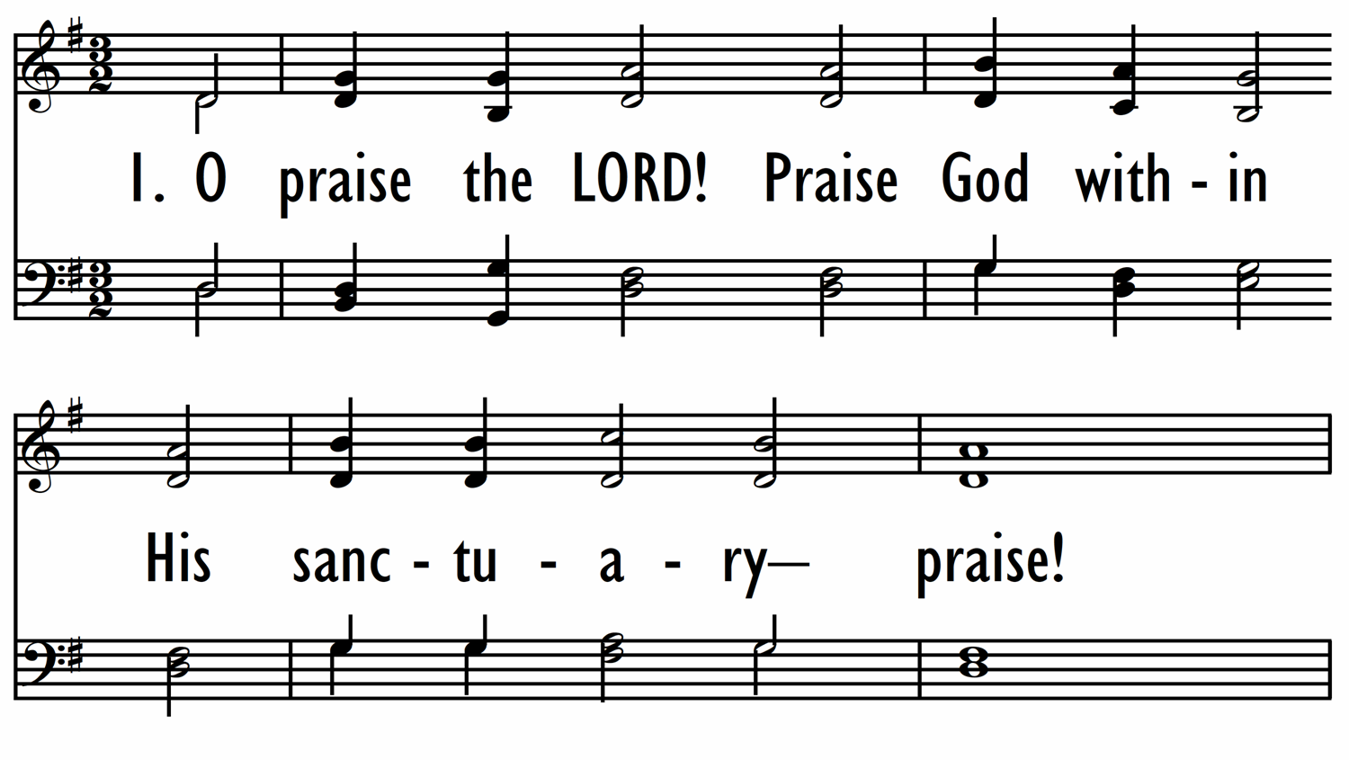 O PRAISE THE LORD!-ppt