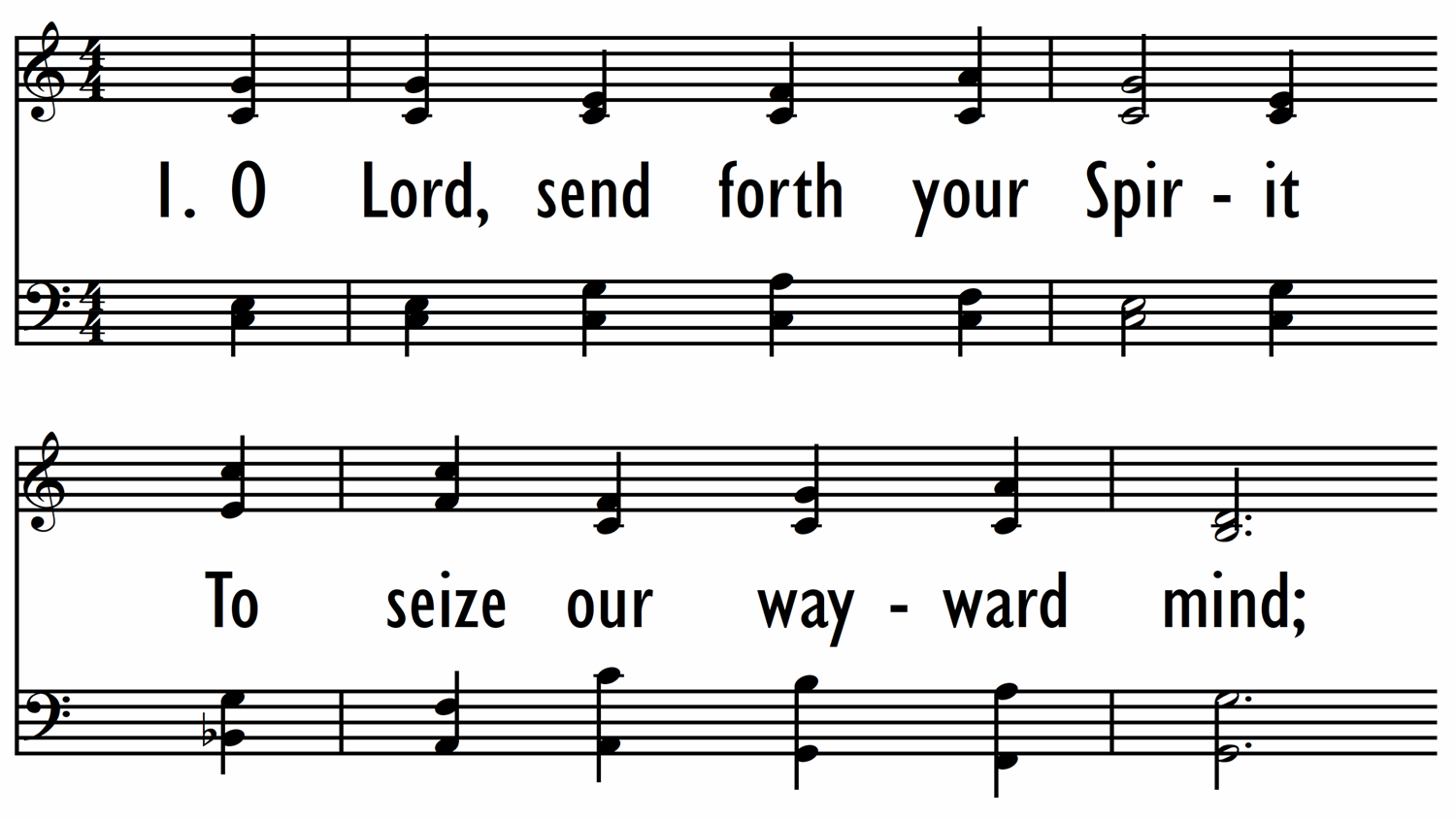 O LORD, SEND FORTH YOUR SPIRIT-ppt
