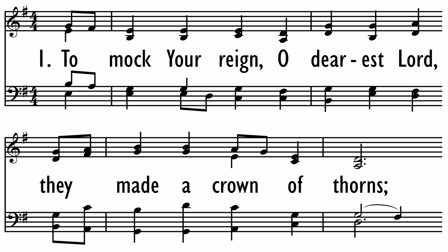 TO MOCK YOUR REIGN, O DEAREST LORD-ppt