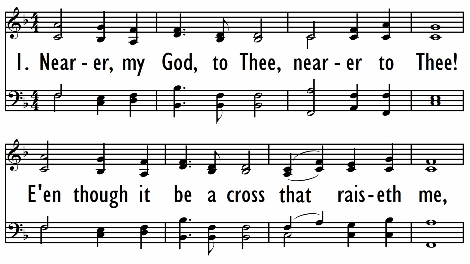 NEARER, MY GOD, TO THEE-ppt