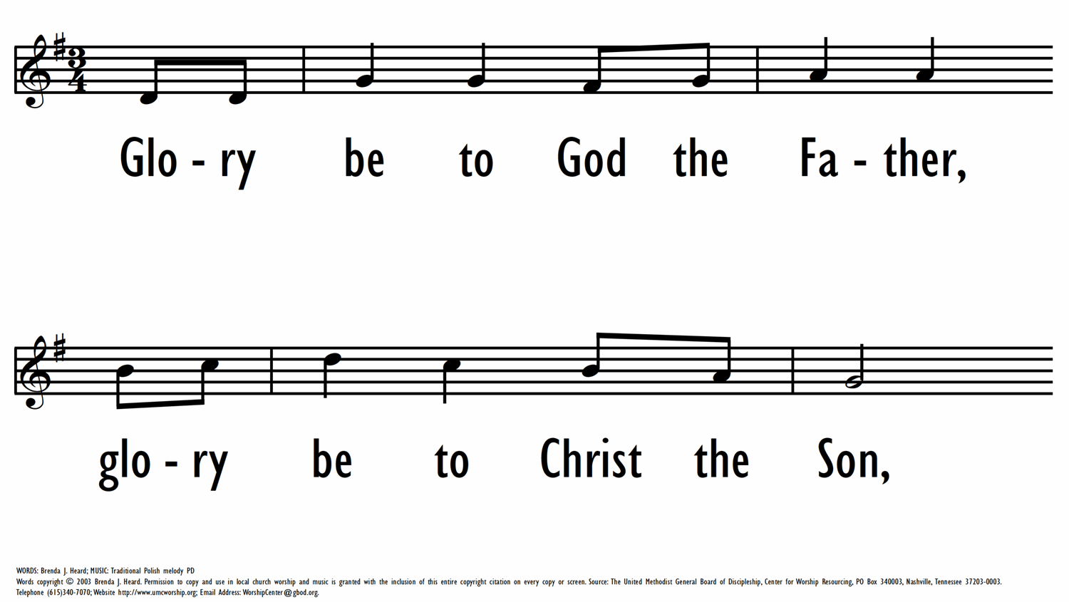 CHRISTMAS DOXOLOGY - Lead Line-ppt