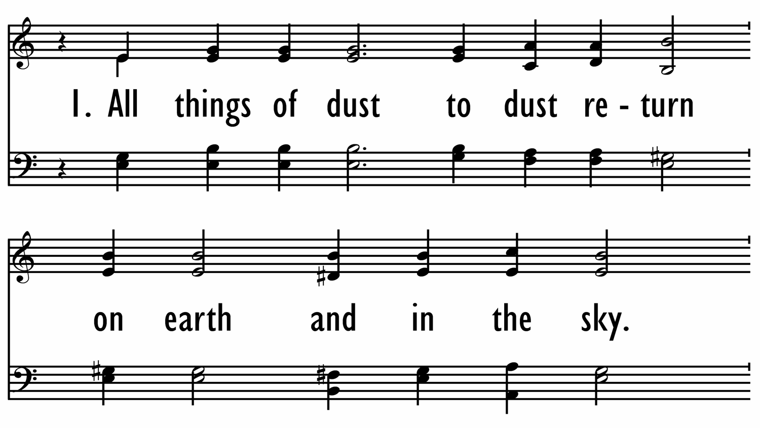 ALL THINGS OF DUST TO DUST RETURN-ppt