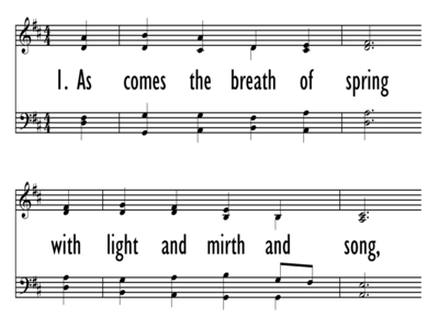 AS COMES THE BREATH OF SPRING-ppt