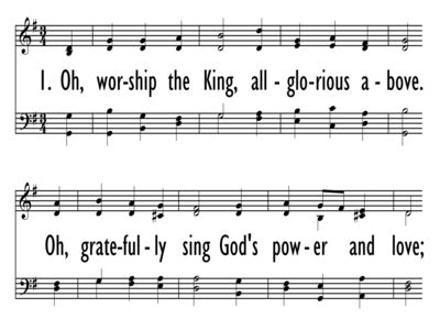 OH, WORSHIP THE KING-ppt