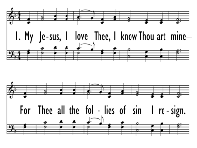 MY JESUS, I LOVE THEE-ppt