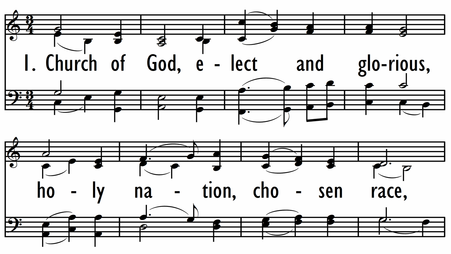 CHURCH OF GOD, ELECT AND GLORIOUS-ppt